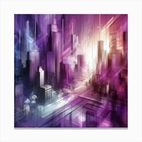 Abstract Cityscape 34 Canvas Print