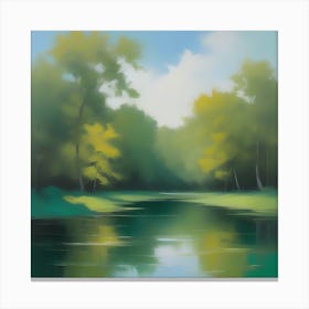 'River Reflection' Canvas Print