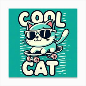 Cool Cat Canvas Print