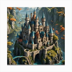 Castle In The Sky 29 Canvas Print