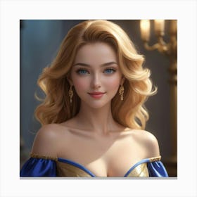 Beauty And The Beast 17 Canvas Print