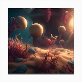 Underwater Seascape Canvas Print