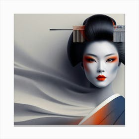 Japan Geisha Visual 71 Canvas Print