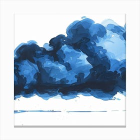 Blue Clouds Canvas Print