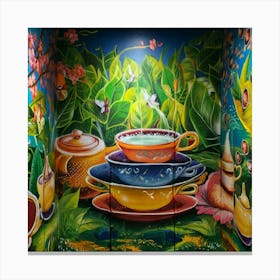 Tea Art 395 Canvas Print