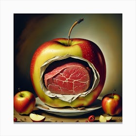 Beef Inside Canvas Print