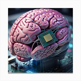 Brain On A Chip Canvas Print