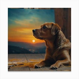 Golden Retriever Canvas Print