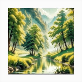 Landscape Painting 204 Canvas Print