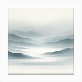 Chinese Landscape Painting Canvas Print