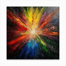 Burst Of Color 1 Canvas Print