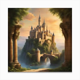 Hidden Castle Canvas Print