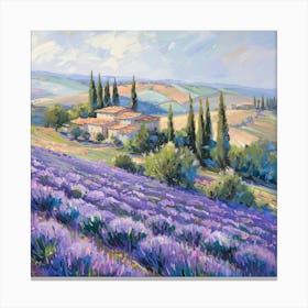 Lavender Field 8 Canvas Print