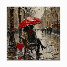 Love In Paris Canvas Print