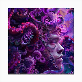 Octopus Head Canvas Print