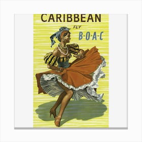 Caribbean Dancer Canvas Print