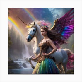 Unicorn Fairy 1 Canvas Print