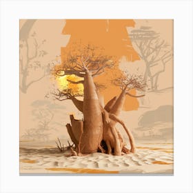 Baobab Tree 9 Canvas Print