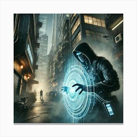 Shadow Runner Nix Stealth Technology Canvas Print