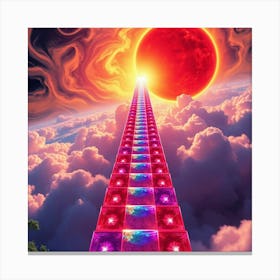 Stairway To Mars Canvas Print