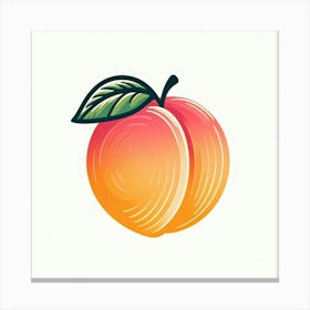 Peach Canvas Print