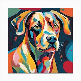 Dog Painting 1 Canvas Print