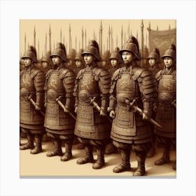 Chinese Warriors 2 Canvas Print
