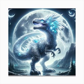 Ice Dragon Canvas Print