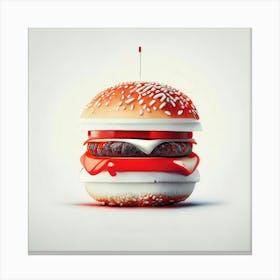 Cheeseburger Iconic (40) Canvas Print