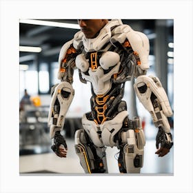 Robot Man 15 Canvas Print