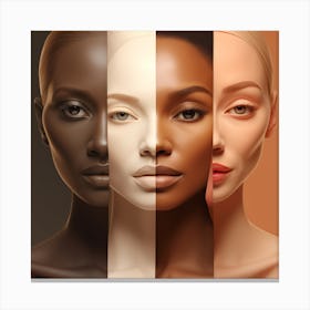 Multi Racial Woman Canvas Print