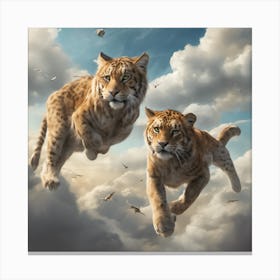 Tiger Cubs Canvas Print