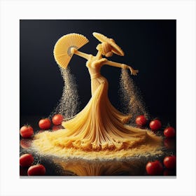 Spaghetti Dancer 5 Canvas Print
