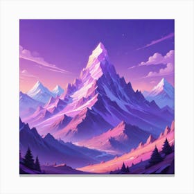 Mountain Landscape Canvas Print