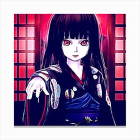 Beautiful anime girl Canvas Print