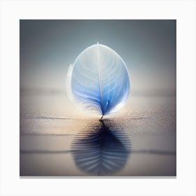 White Feather Canvas Print