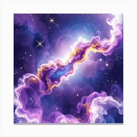 Nebula Background Canvas Print