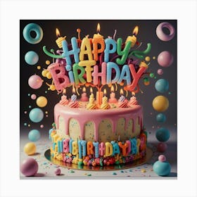 Happy Birthday Canvas Print