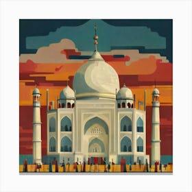 Taj Mahal 1 Canvas Print