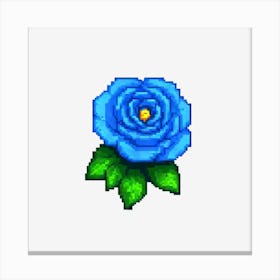 Pixel Rose 14 Canvas Print