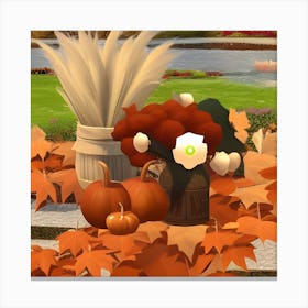 Autumn Still Life Canvas Print