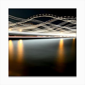 Long Exposure - Long Exposure Stock Videos & Royalty-Free Footage Canvas Print