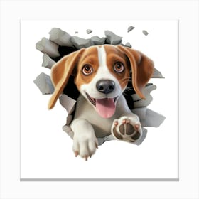 Beagle Dog Canvas Print