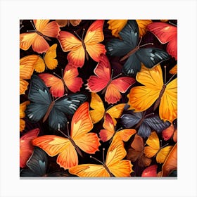 Colorful Butterflies 14 Canvas Print