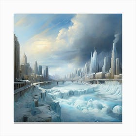 Ice City Canvas Print