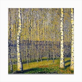 Birch Trees Canvas Print