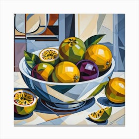 Passion Fruit Bowl Canvas Print