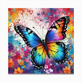 Colorful Butterfly 64 Canvas Print