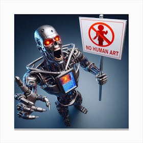 No Human Art Canvas Print