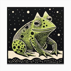 Frog Print 12 Toile